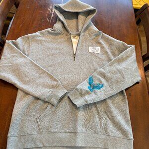 Stevenson Ranch Quarter Zip Hoodie Gray Pullover Nashville Tennessee Size XL